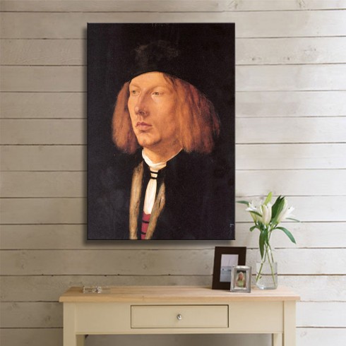Dürer Albrecht Portrait of Burkard of Speyer Kanvas Tablo Dürer Albrecht Portrait of Burkard of Speyer Kanvas Tablo