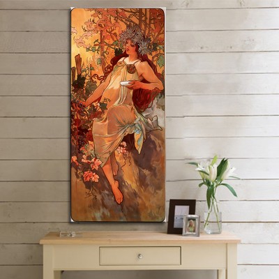 Alphonse Mucha Autumn Kanvas Tablo