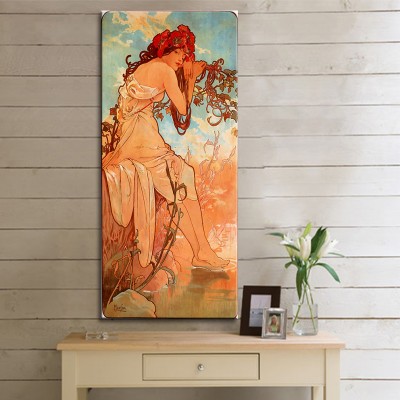 Alphonse Mucha Summer Kanvas Tablo