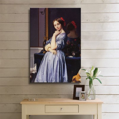 Ingres Jean Auguste Dominique (20) Kanvas Tablo