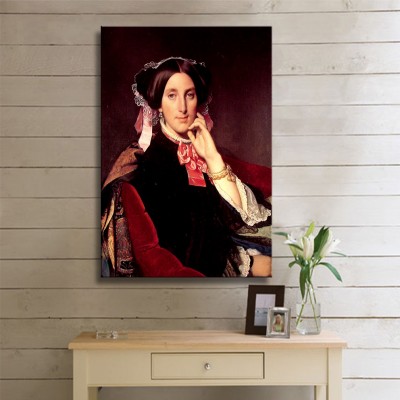 Ingres Jean Auguste Dominique (21) Kanvas Tablo