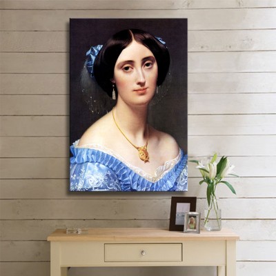 Ingres Jean Auguste Dominique (27) Kanvas Tablo
