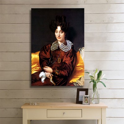 Ingres Jean Auguste Dominique (33) Kanvas Tablo