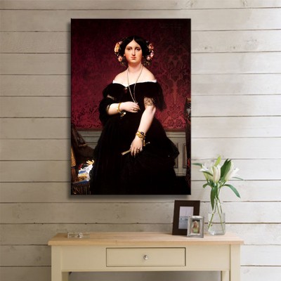 Ingres Jean Auguste Dominique (34) Kanvas Tablo