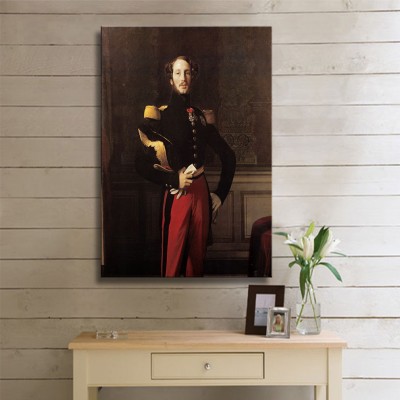 Ingres Jean Auguste Dominique Ferdinand Philippe Louis Charles Henri Duc Orleans 1 Kanvas Tablo