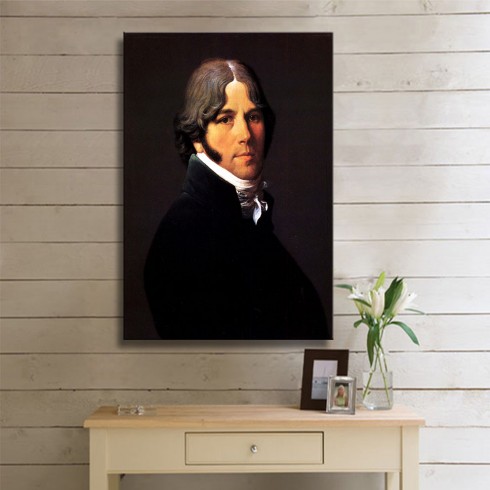 Ingres Jean Auguste Dominique Portrait of Jean Marie Joseph Ingres Kanvas Tablo