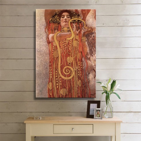 Klimt Gustav Medicine Hygieia Kanvas Tablo Klimt Gustav Medicine Hygieia Kanvas Tablo