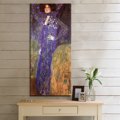 Klimt Gustav Portrait Kanvas Tablo Klimt Gustav Portrait Kanvas Tablo