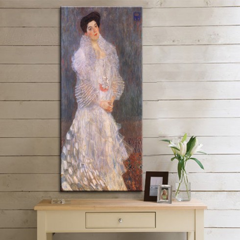 Klimt Gustav Portrait of Hermine Gallia Kanvas Tablo Klimt Gustav Portrait of Hermine Gallia Kanvas Tablo