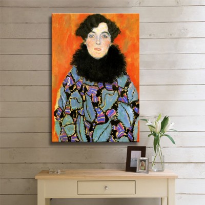 Klimt Gustav Portrat der Johanna Staude Kanvas Tablo