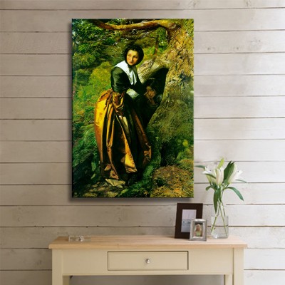 Millais John Everett The Royalist Kanvas Tablo