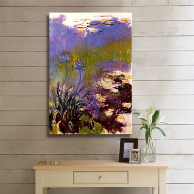 Monet Claude Oscar Blue Tuberosen Kanvas Tablo