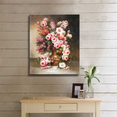 Vazodaki Güller Kanvas Tablo