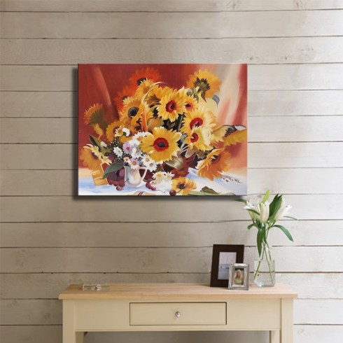 Sarı Bahar Kanvas Tablo