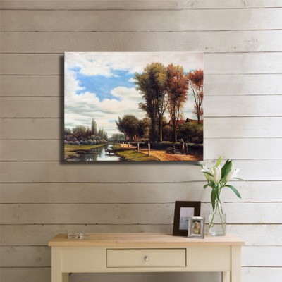 Küçük Tahta İskele Kanvas Tablo