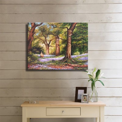Ormanda Baharın Sihri Kanvas Tablo