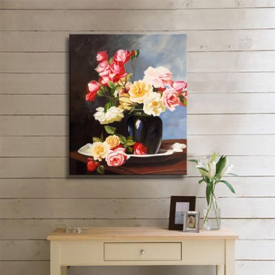 Natürmort Çalışma Kanvas Tablo
