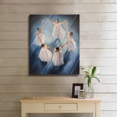 Balerinlerin Gösterisi Kanvas Tablo