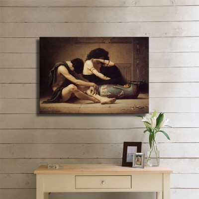 Pearce Charles Sprague The Death of The First Born Kanvas Tablo