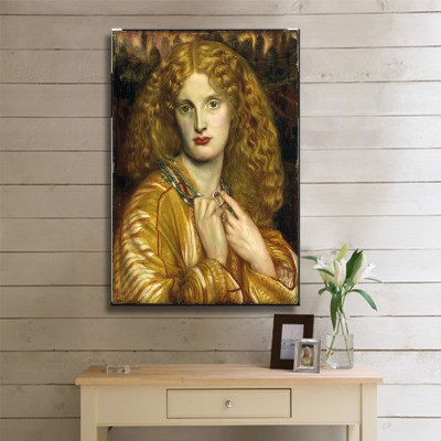 Rossetti Dante Gabriel Helen o Troy Kanvas Tablo