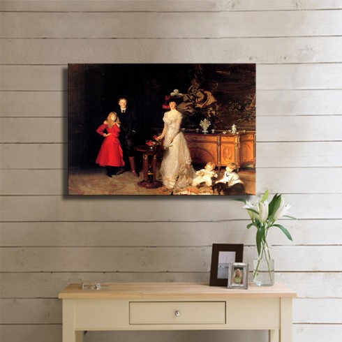 Sargent John Singer The Sitwell Family Kanvas Tablo Sargent John Singer The Sitwell Family Kanvas Tablo