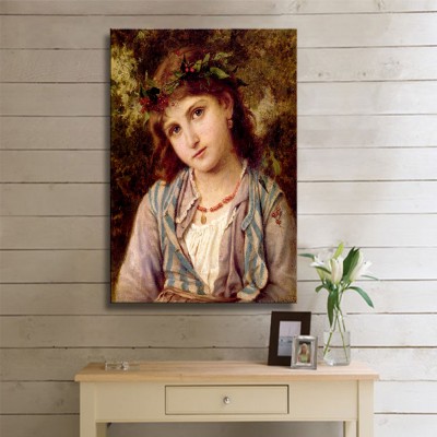 Sophie Gengembre Anderson An Autumn Princess Kanvas Tablo