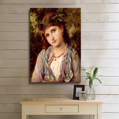 Sophie Gengembre Anderson An Autumn Princess Kanvas Tablo