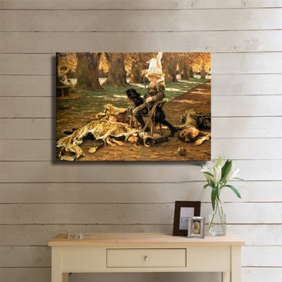 Tissot Jacques Joseph a Little Nimrod Kanvas Tablo