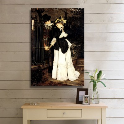 Tissot Jacques Joseph The Farewell Kanvas Tablo