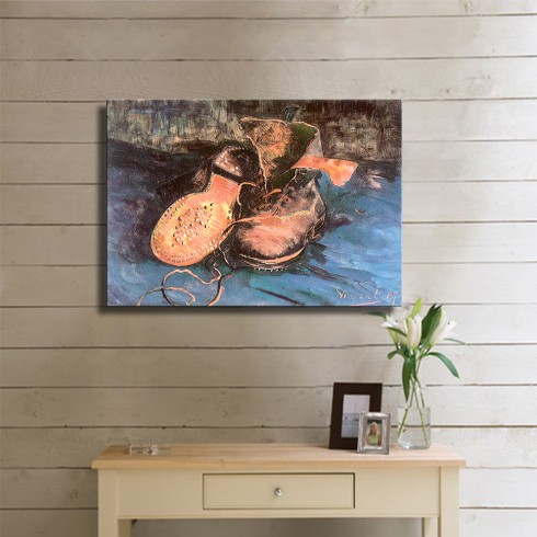 Vincent Van Gogh A Pair of Shoes 2 Kanvas Tablo