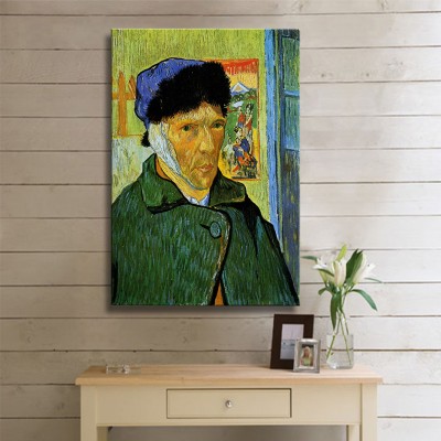 Van Gogh Self Portrait Kanvas Tablo
