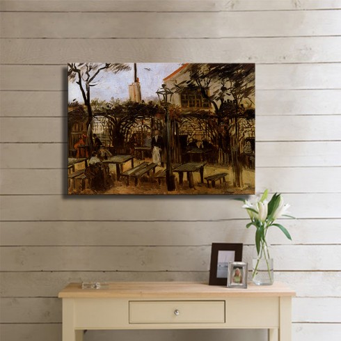 Vincent Van Gogh La Guinguette Kanvas Tablo