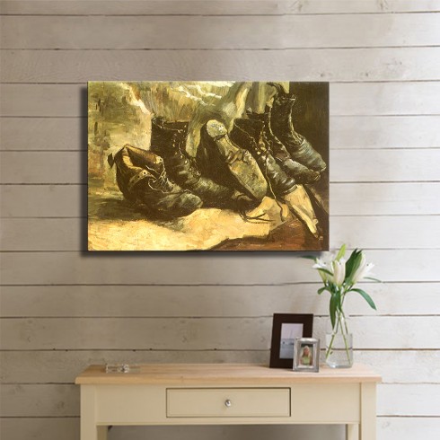 Vincent Van Gogh Ayakkabılar Kanvas Tablo