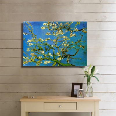 Vincent Van Gogh Çiçek Açan Badem Dalları Kanvas Tablo