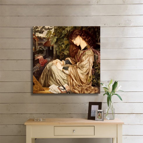 Rossetti Dante Gabriel La Pia de Tolomei Kanvas Tablo Rossetti Dante Gabriel La Pia de Tolomei Kanvas Tablo