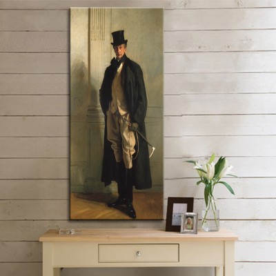 Sargent John Singer Portrait of Lord Ribblesdale Kanvas Tablo