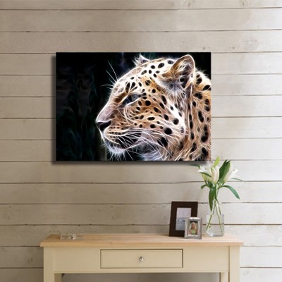 Jaguar Neon Kanvas Tablo