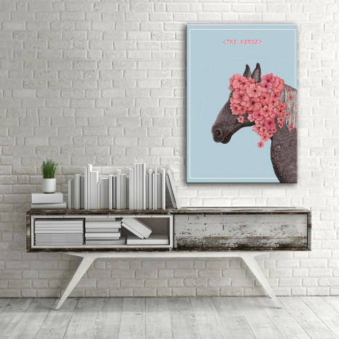 The Horse Dikey Kanvas Tablo The Horse Dikey Kanvas Tablo