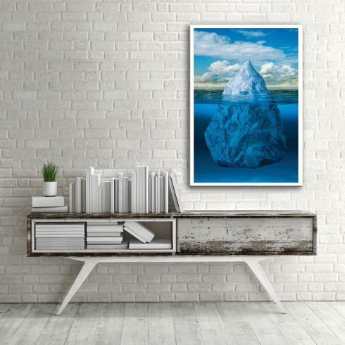 Iceberg Dikey Kanvas Tablo Iceberg Dikey Kanvas Tablo