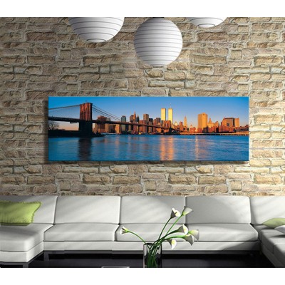Gündüz Köprü Manzarası Panoramik Kanvas Tablo
