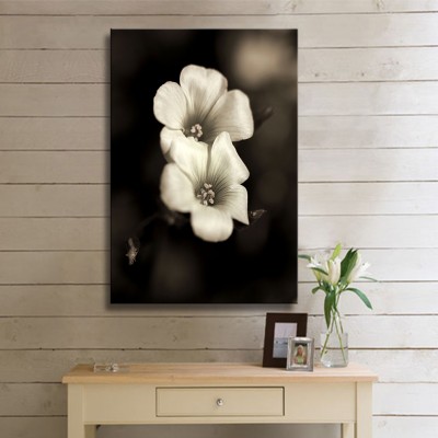 Siyah Beyaz da Derinlik Kanvas Tablo