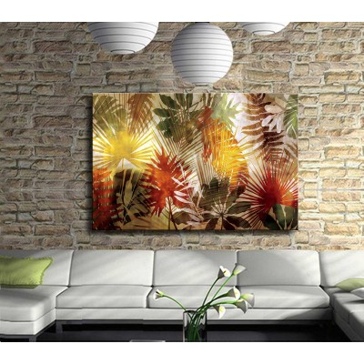 Amazon Ormanı Yaprakları Kanvas Tablo