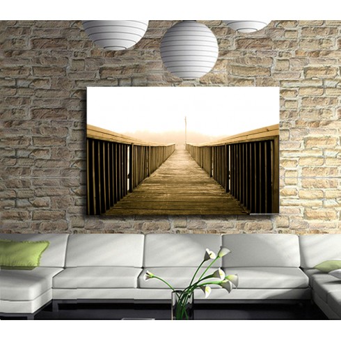 Ahşap İskele Kanvas Tablo 