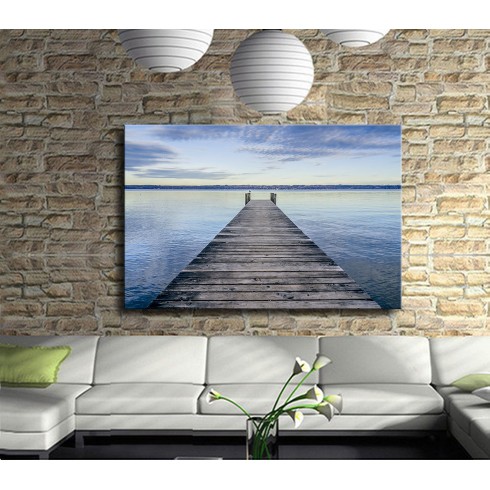 Eski İskele Kanvas Tablo