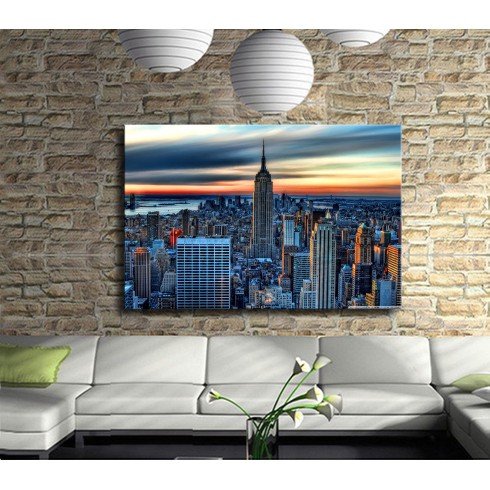 New York Sabahı Kanvas Tablo New York Sabahı Kanvas Tablo