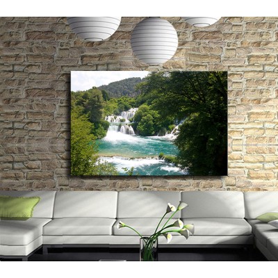 Güçlü Şelaleler Kanvas Tablo
