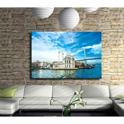 Ortaköy Camii Sabah Kanvas Tablo 