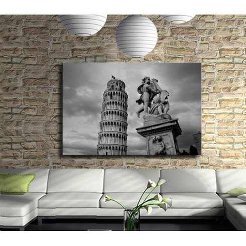 Pisa Kulesi Mucizeler Meydanı Kanvas Tablo Pisa Kulesi Mucizeler Meydanı Kanvas Tablo