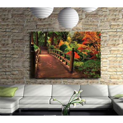 Ahşap Köprü Kanvas Tablo