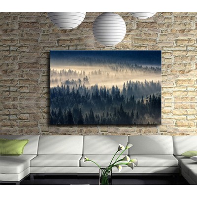 Kuzey Ormanları Kanvas Tablo